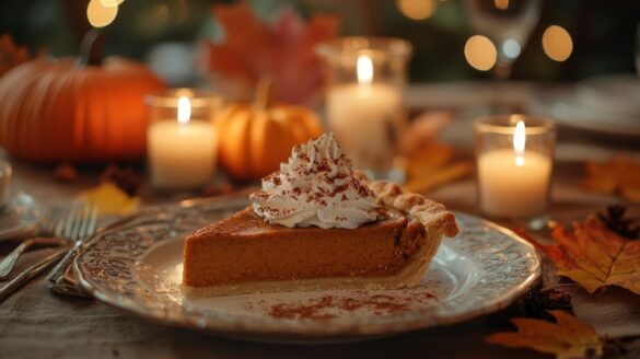 Pumpkin cheesecake